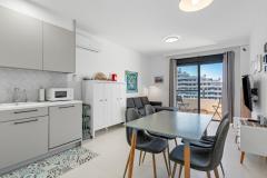 Corner apartment with 2 bedrooms and 2 bathrooms in San Miguel de Salinas, Alicante.

This charming corner apartment offers a perfect blend of tranquility, natural light, and modern comfort. 

Boasting two bedrooms and two bathrooms within a 61 m² open-plan layout, the property is flooded with sunlight thanks to its southwest orientation and features a spacious balcony ideal for relaxing and enjoying the surroundings. Fully furnished and move-in ready, it includes a private underground parking space, a generous storage room, and access to a large communal pool. 

Situated just minutes from Las Colinas Golf, the vibrant town center, and beautiful beaches of Orihuela Costa, this home is perfect as a holiday retreat, rental investment, or a permanent residence, offering exceptional value in a highly sought-after location. 

Bedrooms: 2
Bathrooms: 2
Build Size: 61 m2
Orientation: Southwest
Year of construction: 2022

Air conditioning
Communal pool
Fully furnished
Storage Room
Double glazing
Elevator
Video phone
Fitted kitchen
Close to golf
Close to shops
Close to schools
Underground parking
Open plan
Balcony