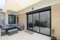 Villa with 3 bedrooms and 2 bathrooms in Los Montesinos (La Herrada), Alicante.

Discover this stunning modern villa in the sought-after La Herrada community of Los Montesinos, Alicante. Set on a private plot with off-road parking, it features a beautiful outdoor area with a private swimming pool, an inviting outdoor dining space, and a spacious sun terrace with panoramic views of the Salt Lakes.

Inside, the villa boasts a bright, open-plan living area with large sliding doors that connect seamlessly to the poolside, a designer kitchen with top appliances, and a double bedroom with en-suite on the ground floor. Upstairs, two more double bedrooms share a large family bathroom and open onto a generous sun terrace.

An external staircase leads to a magnificent solarium, ideal for relaxing and taking in the scenic surroundings. Finished to a high standard with ducted air conditioning, underfloor heating, fitted wardrobes, motorized blinds, and numerous upgrades, this property is perfect for permanent residence or luxurious holidays.

Located just a short drive from beautiful beaches, top golf courses, and well-connected to Alicante and Murcia airports, this villa offers an exceptional lifestyle on Spain’s Costa Blanca.

Bedrooms: 3
Bathrooms: 2
Build Size: 108 m2
Plot: 169 m2
Orientation: Northeast
Year of construction: 2025

Ducted air conditioning
Underfloor heating
Motorised blinds
Fitted wardrobes
Solarium
Terrace
Private pool
Off-road parking