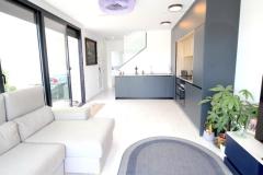 Villa with 3 bedrooms and 2 bathrooms in Los Montesinos (La Herrada), Alicante.

Discover this stunning modern villa in the sought-after La Herrada community of Los Montesinos, Alicante. Set on a private plot with off-road parking, it features a beautiful outdoor area with a private swimming pool, an inviting outdoor dining space, and a spacious sun terrace with panoramic views of the Salt Lakes.

Inside, the villa boasts a bright, open-plan living area with large sliding doors that connect seamlessly to the poolside, a designer kitchen with top appliances, and a double bedroom with en-suite on the ground floor. Upstairs, two more double bedrooms share a large family bathroom and open onto a generous sun terrace.

An external staircase leads to a magnificent solarium, ideal for relaxing and taking in the scenic surroundings. Finished to a high standard with ducted air conditioning, underfloor heating, fitted wardrobes, motorized blinds, and numerous upgrades, this property is perfect for permanent residence or luxurious holidays.

Located just a short drive from beautiful beaches, top golf courses, and well-connected to Alicante and Murcia airports, this villa offers an exceptional lifestyle on Spain’s Costa Blanca.

Bedrooms: 3
Bathrooms: 2
Build Size: 108 m2
Plot: 169 m2
Orientation: Northeast
Year of construction: 2025

Ducted air conditioning
Underfloor heating
Motorised blinds
Fitted wardrobes
Solarium
Terrace
Private pool
Off-road parking