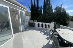 Detached villa with 3 bedrooms and 1 bathroom in Torrevieja (El Chaparral), Alicante.

This detached villa, located in the tranquil El Chaparral area presents a wonderful opportunity for those seeking a peaceful residence in one of the most scenic parts of the Costa Blanca. Nestled within the famous salt lake zone, the property offers a harmonious blend of natural beauty and comfortable living. Surrounded by the stunning landscapes of Torrevieja’s salt lakes, the villa provides an ideal setting for enjoying a healthy, serene environment, whether for permanent residence, holidays, or investment purposes.

The property sits on a spacious 524 m² plot, offering ample outdoor space that can be customized to create a private Mediterranean oasis. With room to install a swimming pool, the garden becomes a perfect area for sunbathing, entertaining guests, or relaxing in privacy amid the lush surroundings. Inside, the villa boasts a total of 104 m² of well-designed living space, featuring three bedrooms and one bathroom. The interiors are bright and inviting, with large windows that flood the rooms with natural light, emphasizing the warm climate and creating a cozy yet functional atmosphere suitable for families, couples, or anyone seeking a peaceful retreat close to nature.

Constructed in 1988, the home benefits from modern comforts such as air conditioning, ensuring year-round comfort. The orientation toward the southwest invites plenty of sunlight to fill the living areas, enhancing the welcoming ambiance. Additional features include a garden for outdoor enjoyment and a garage for parking convenience.

Despite its peaceful setting, the villa remains conveniently close to essential amenities, including supermarkets, restaurants, medical centres, sports facilities, and public transportation. The renowned beaches of Torrevieja and Orihuela Costa are just a short drive away, offering easy access to the sun, sea, and sand. This property presents a harmonious lifestyle opportunity in a highly desirable location, combining natural beauty, comfort, and convenience.

Bedrooms: 3
Bathroom: 1
Build size: 104 m2
Plot size: 524 m2
Orientation: Southwest
Year of construction: 1988

Air conditioning
Garden
Garage