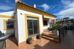 Villa with 2 bedrooms and 2 bathrooms in Vistabella, (Vistabella Golf), Alicante.

Discover this stunning single-level villa in the sought-after Vistabella community of Laguna Green I, right beside the popular Vistabella Golf course.

Situated on a generous corner plot approx. 250 m², this stylish home offers a perfect blend of modern comfort and relaxed Mediterranean living. Inside, you'll find two spacious bedrooms and two contemporary bathrooms, including a master en-suite, all finished to a high standard. The bright, open-plan living area features air conditioning and a cozy wood burner, ensuring comfort year-round. Step outside to enjoy a large private pool, expansive terrace ideal for entertaining or relaxing in the sun, and a private solarium for extra outdoor space. Additional conveniences include a storage shed, off-road parking, and a beautifully maintained garden.

Built in 2007, this property combines prime location, generous outdoor areas, and elegant upgrades, making it an ideal permanent home, holiday retreat, or rental investment on Spain’s Costa Blanca.

Bedrooms: 2
Bathrooms: 2
Build Size: 110 m2
Plot: 250 m2
Orientation: South
Year of construction: 2007

Air conditioning
Fireplace
Solarium
Terrace
Storage
Garden
Private pool
Off-road parking