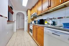 Top floor apartment with 2 bedrooms and 1 bathroom in Pilar de la Horadada (Mil Palmeras), Alicante.

This stunning apartment is situated just a few meters from the beach, it is surrounded by beautifully maintained green and landscaped areas, offering a peaceful and inviting environment.

The property boasts a spacious terrace on the main level, perfect for enjoying the Mediterranean climate with direct views of the communal pool. Inside, it features two bedrooms and a bathroom, along with a bright and airy living-dining room that opens directly onto the terrace, creating a sense of space and comfort. The fully equipped French-style kitchen is complemented by a practical separate laundry area.

Upstairs, there is a spectacular private solarium of 58 m2, ideal for sunbathing, relaxing, or setting up a chill-out zone, with views overlooking the pool area. The urbanization provides a tranquil setting with expansive landscaped communal gardens, making it suitable for both holidays and permanent residence.

Additional features include air conditioning, furniture, a garage space included in the price, a storage room, and the property is sold furnished. Constructed in 2003, the property has a total built area of 120 m2 and faces northeast.

This is a unique opportunity to enjoy coastal living in one of the most desirable areas of Mil Palmeras, with all the amenities and comforts to make everyday life enjoyable.

Bedrooms: 2
Bathroom: 1
Build Size: 120 m2
Orientation: Northeast
Year of construction: 2003

Air conditioning
Community pool
Fully furnished
Solarium
Garage (included in price)
Terrace
Wardrobes cupboard
Washing room
Storeroom