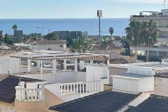 Top floor apartment with 2 bedrooms and 1 bathroom in Orihuela Costa (Los Altos), Alicante.

This apartment presents an excellent opportunity for those seeking a comfortable and convenient Mediterranean lifestyle. Covering a total of 64 m2, the property features two inviting bedrooms and a modern bathroom. Positioned on the second floor and oriented towards the northwest, the apartment benefits from abundant natural light and offers stunning sea views.

Inside, the apartment boasts an open-plan kitchen seamlessly connected to a cozy living area, creating an inviting space for relaxation and entertaining. It comes fully furnished and equipped with white goods, making it move-in ready. Modern comforts include air conditioning, ensuring a pleasant atmosphere throughout the year.

A notable highlight is the large private rooftop terrace, a perfect spot to enjoy panoramic views stretching from La Manga to Torrevieja. This private solarium provides an ideal setting for outdoor dining, sunbathing, or simply soaking in the breathtaking scenery.

Built in 2004, the apartment is situated in a highly sought-after area filled with shops, restaurants, and various amenities, all within easy reach. Its excellent location and accessibility make it suitable as a holiday home, permanent residence, or a lucrative investment with strong rental potential. Whether you desire a relaxing coastal retreat or an addition to your property portfolio, this apartment offers a wonderful opportunity.

Bedrooms: 2
Bathroom: 1
Build Size: 64 m2
Floor: 2nd
Orientation: Northwest
Year of construction: 2004

Air conditioning
Furnished
Sea views
Panoramic views
Private solarium
Furnished
White Goods
Terrace