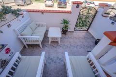 South facing townhouse with 2 bedrooms and 2 bathroom in Ciudad Quesada (Doña Pepa), Alicante.

Discover this charming south-facing townhouse in the heart of Ciudad Quesada. This well-maintained property offers 82m² of bright, thoughtfully designed living space, perfect for comfortable year-round living, a holiday retreat, or a lucrative rental investment on the Costa Blanca. The home features two spacious bedrooms, including a main bedroom with air conditioning, and two modern bathrooms, complemented by a guest WC. The large, fully fitted kitchen boasts modern finishes and ample storage, ideal for everyday living. The welcoming lounge is equipped with climate control for all seasons, creating a cozy ambiance.

Enjoy sunny outdoor living with front and rear terraces, both tiled for low maintenance. The rear terrace benefits from all-day sunshine—perfect for relaxing, dining, or entertaining—while the front terrace offers a peaceful spot for morning coffee. The property is in excellent condition, with recent upgrades including a new boiler, ceiling fans, and climate control features.

Set within a secure gated community, residents have access to two communal swimming pools and beautifully landscaped gardens. The peaceful, established neighborhood is within walking distance to supermarkets, bars, restaurants, medical facilities, and La Marquesa Golf. The stunning beaches of Guardamar del Segura are just a short drive away, with Alicante Airport approximately 40 minutes from the property.

This turn-key townhouse combines modern comfort, convenient location, and outdoor leisure, making it an ideal choice for those seeking a relaxed Mediterranean lifestyle in one of Ciudad Quesada’s most sought-after areas.

Community fees: 356€/Yearly

Bedrooms: 2
Bathroom: 2
Build Size: 82 m2
Orientation: South
Year of construction: 2006

Air conditioning
Communal pool
Turn key property
Large modern kitchen
Front and rear terrace
Walking distance to all amenities
Close to La Marquesa Golf
Porch