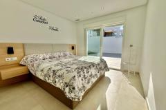 Key ready villa with 3 bedrooms and 2 bathrooms in Benijofar, Alicante.

Discover this key-ready, modern villa in the sought-after town of Benijófar, Alicante. Offering a spacious and contemporary design, this single-level home features three bedrooms and two bathrooms, with a generous 120 m² of living space set on a prime south-facing corner plot of over 400 m². The property boasts an open-plan living area with high-quality finishes, a modern kitchen, and large sliding doors that seamlessly connect the interior to expansive terraces perfect for outdoor living and entertaining.

The villa is equipped with a private heated swimming pool with a cover, ideal for enjoying the sunny Costa Blanca year-round. The outdoor space includes extensive terraces, fruit and olive trees, and off-road parking, making it an ideal retreat for relaxation or year-round living. The master bedroom extends further with direct access to the garden and pool area, providing a peaceful sanctuary.

Built in 2023, this almost-new home comes partly furnished and includes many extras such as air conditioning, high-end fixtures, and appliances, ensuring a move-in-ready experience. The large corner plot offers privacy and plenty of space for outdoor activities, while the surrounding environment combines traditional Spanish charm with modern convenience. Located close to beaches, golf courses, parks, and excellent local amenities, this villa presents an exceptional opportunity for stylish living on the Costa Blanca.

Bedrooms: 3
Bathrooms: 2
Build Size: 120 m2
Plot: 400 m2
Orientation: South
Year of construction: 2023

Turn key property
Air conditioning
Partly furnished
Corner plot
Private heated pool
Large terraces
Fantastic location
Large corner plot
Many extras included
Off road parking